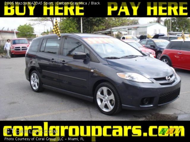 2006 Mazda MAZDA5 Sport in Carbon Gray Mica