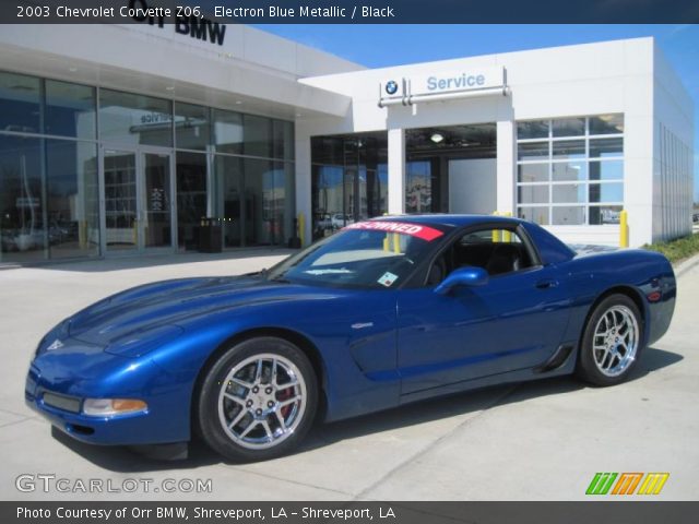 2003 Chevrolet Corvette Z06 in Electron Blue Metallic