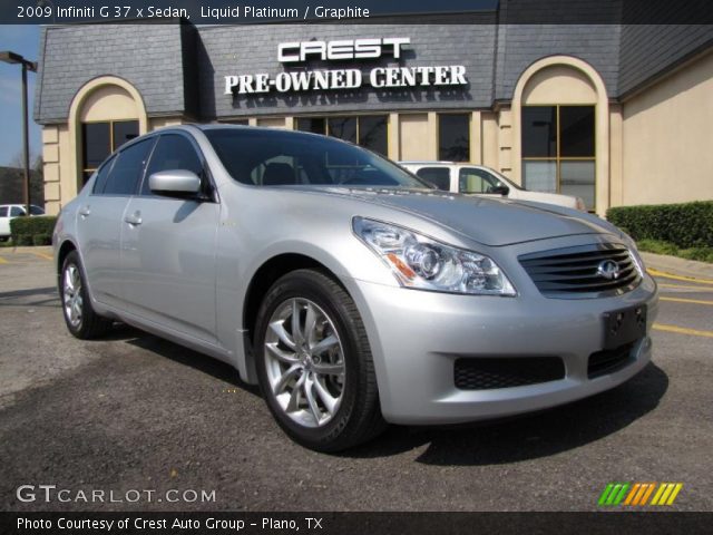 2009 Infiniti G 37 x Sedan in Liquid Platinum