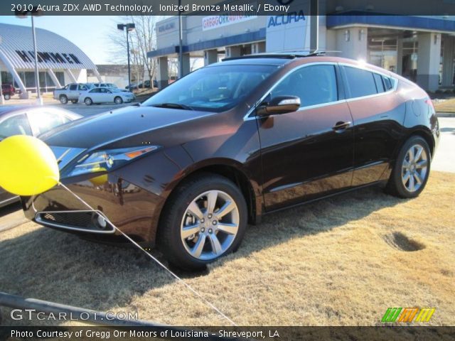 2010 Acura ZDX AWD Technology in Ionized Bronze Metallic
