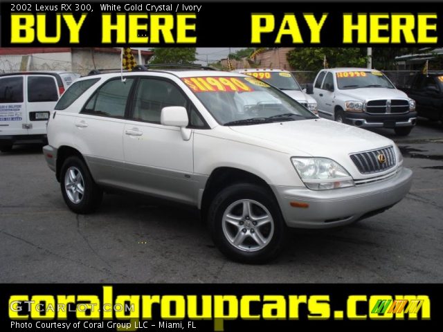 2002 Lexus RX 300 in White Gold Crystal