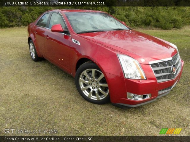 2008 Cadillac CTS Sedan in Crystal Red