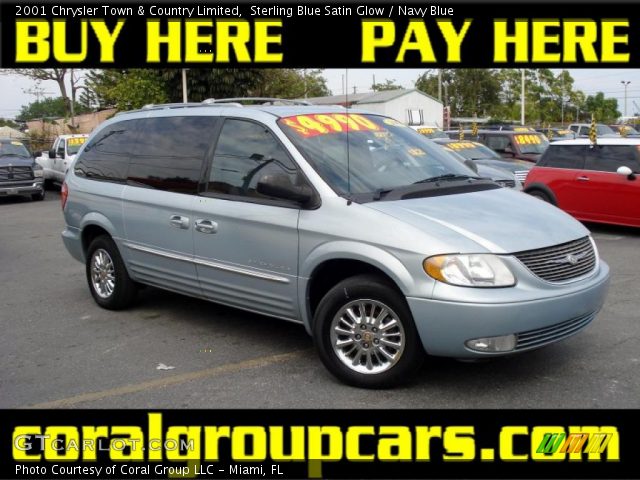 2001 Chrysler Town & Country Limited in Sterling Blue Satin Glow