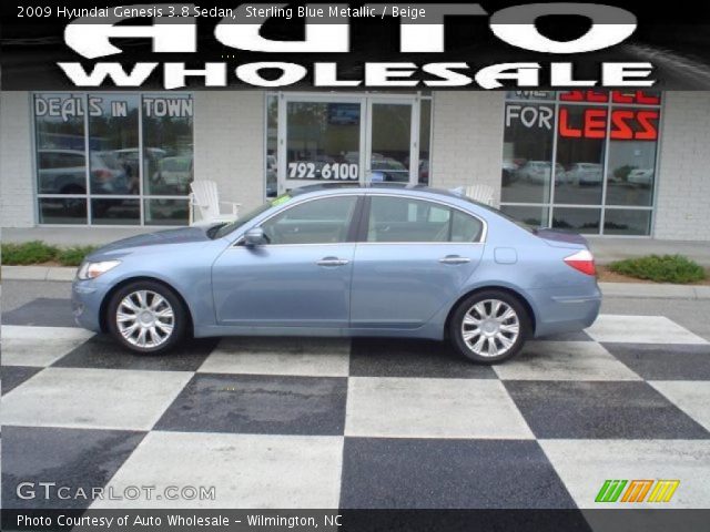 2009 Hyundai Genesis 3.8 Sedan in Sterling Blue Metallic