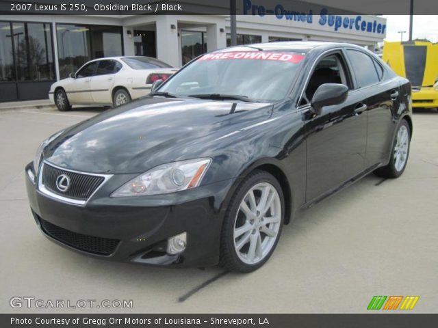 2007 Lexus IS 250 in Obsidian Black