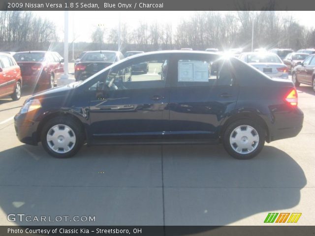 2009 Nissan Versa 1.8 S Sedan in Blue Onyx