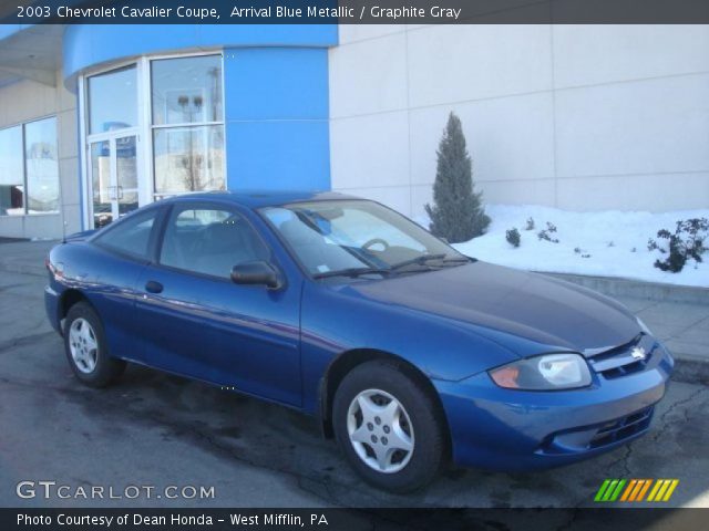 2003 Chevrolet Cavalier Coupe in Arrival Blue Metallic