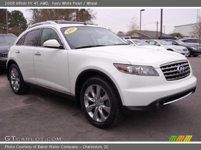 2008 Infiniti FX 45 AWD in Ivory White Pearl