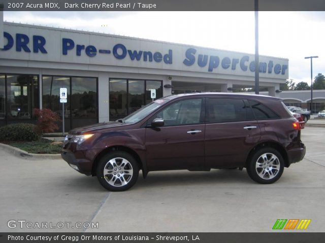 2007 Acura MDX  in Dark Cherry Red Pearl