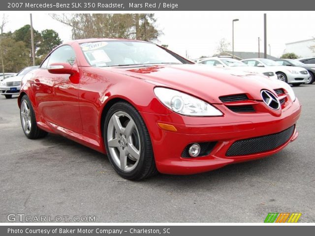 2007 Mercedes-Benz SLK 350 Roadster in Mars Red