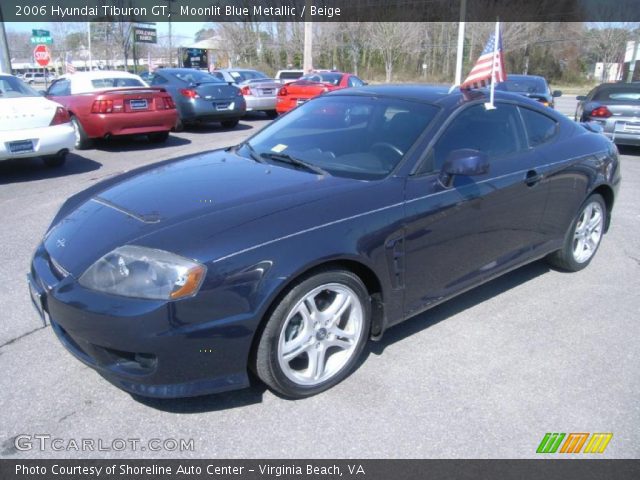 2006 Hyundai Tiburon GT in Moonlit Blue Metallic