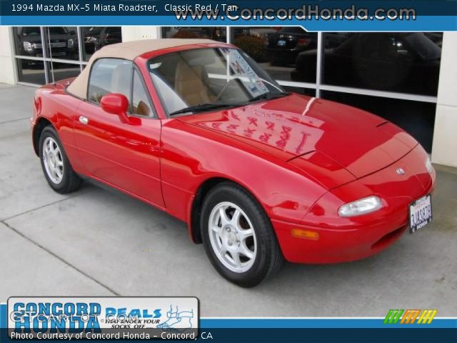 1994 Mazda MX-5 Miata Roadster in Classic Red