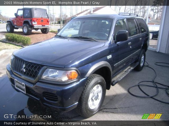 2003 Mitsubishi Montero Sport ES in Memphis Blue Pearl