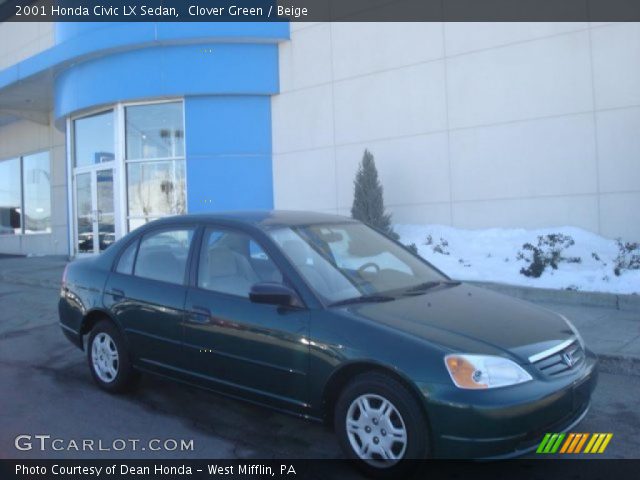 2001 Honda Civic LX Sedan in Clover Green