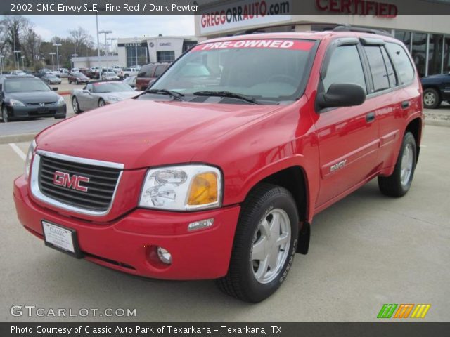 2002 GMC Envoy SLE in Fire Red