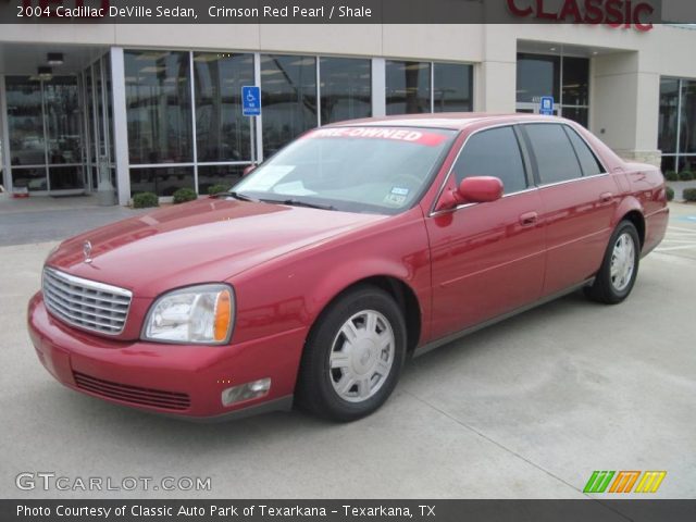 2004 Cadillac DeVille Sedan in Crimson Red Pearl