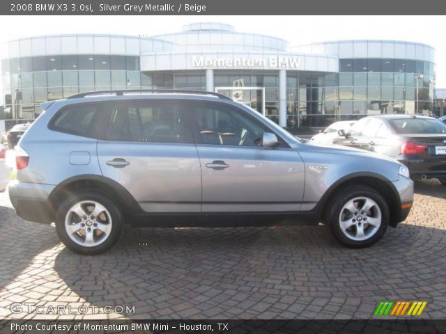 2008 BMW X3 3.0si in Silver Grey Metallic