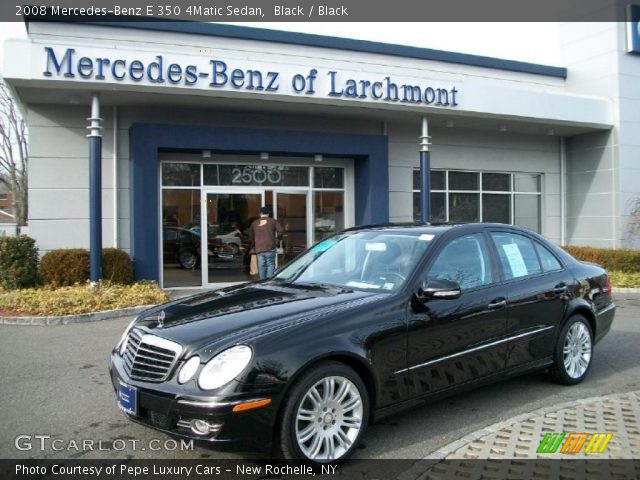 2008 Mercedes-Benz E 350 4Matic Sedan in Black