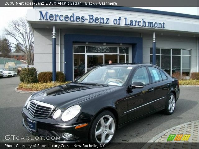 2008 Mercedes-Benz E 350 4Matic Sedan in Black