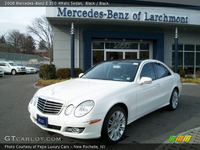2008 Mercedes-Benz E 350 4Matic Sedan in Black