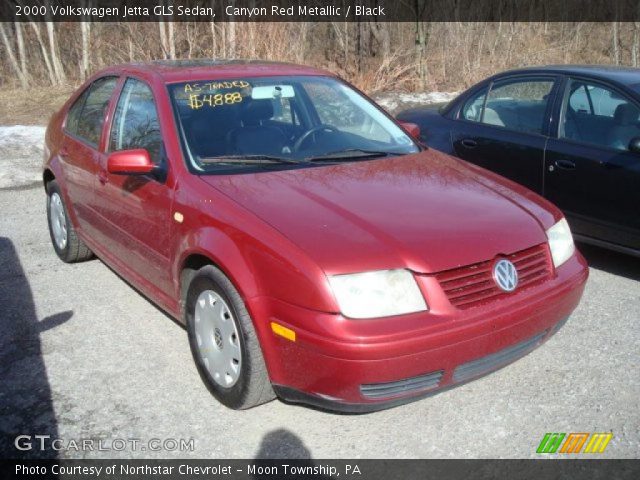 2000 Volkswagen Jetta GLS Sedan in Canyon Red Metallic