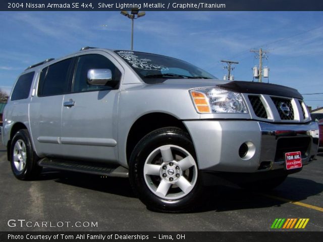 2004 Nissan Armada SE 4x4 in Silver Lightning Metallic