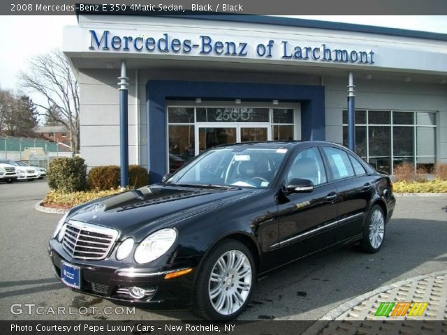 2008 Mercedes-Benz E 350 4Matic Sedan in Black