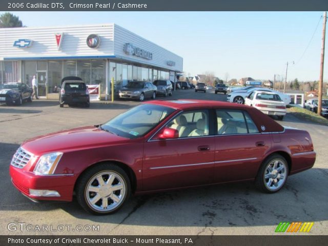2006 Cadillac DTS  in Crimson Pearl