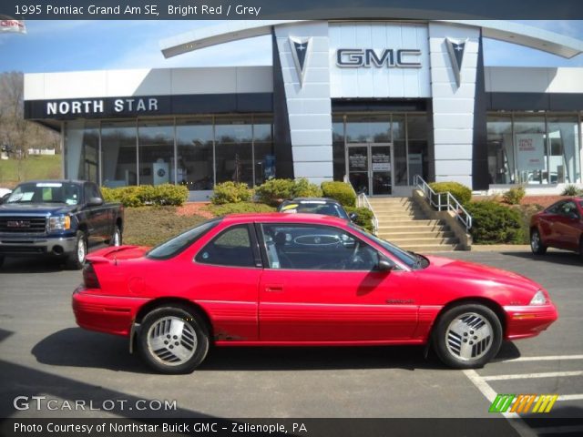 1995 Pontiac Grand Am SE in Bright Red