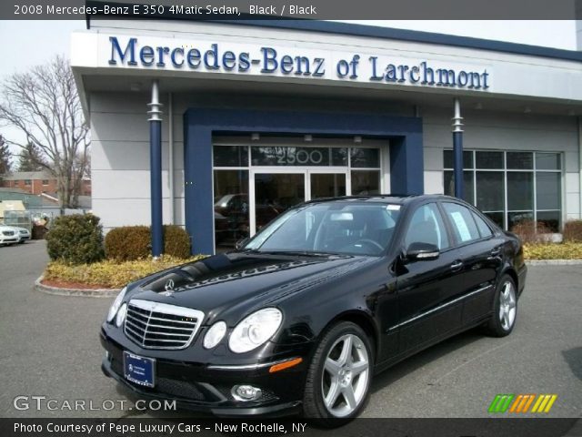 2008 Mercedes-Benz E 350 4Matic Sedan in Black