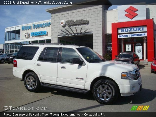 2008 Ford Expedition XLT in White Suede