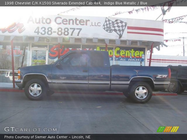 1998 Chevrolet C/K K1500 Silverado Extended Cab 4x4 in Indigo Blue Metallic