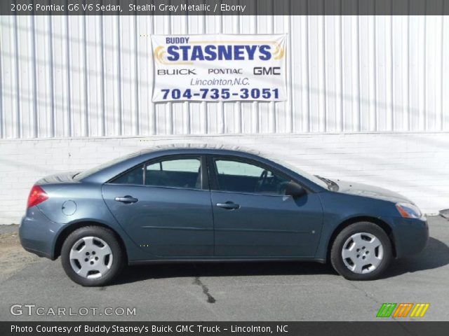 2006 Pontiac G6 V6 Sedan in Stealth Gray Metallic