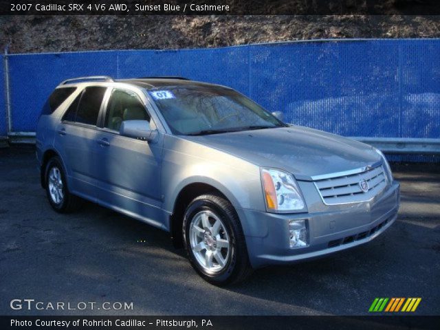 2007 Cadillac SRX 4 V6 AWD in Sunset Blue