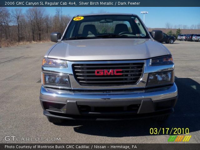 2006 GMC Canyon SL Regular Cab 4x4 in Silver Birch Metallic