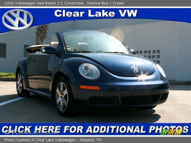 2006 Volkswagen New Beetle 2.5 Convertible in Shadow Blue