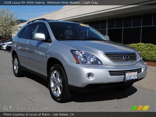 2008 Lexus RX 400h Hybrid in Millenium Silver Metallic