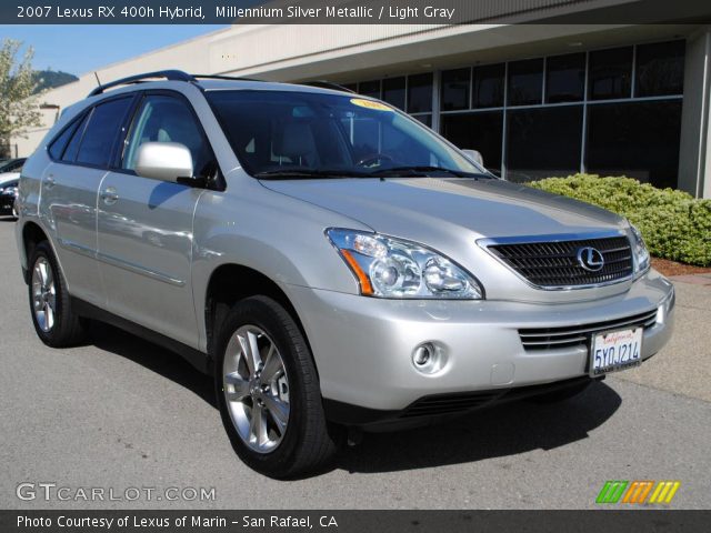 2007 Lexus RX 400h Hybrid in Millennium Silver Metallic