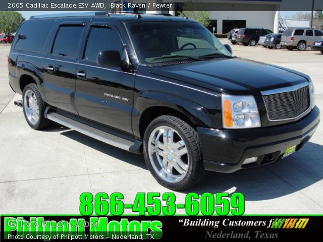 2005 Cadillac Escalade ESV AWD in Black Raven