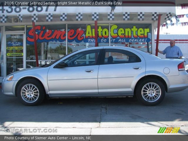 2006 Chrysler Sebring Sedan in Bright Silver Metallic