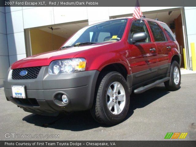 2007 Ford Escape XLT in Red