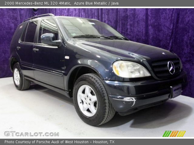 2000 Mercedes-Benz ML 320 4Matic in Azure Blue Metallic