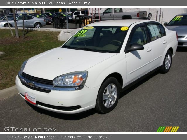 2004 Chevrolet Malibu LS V6 Sedan in White