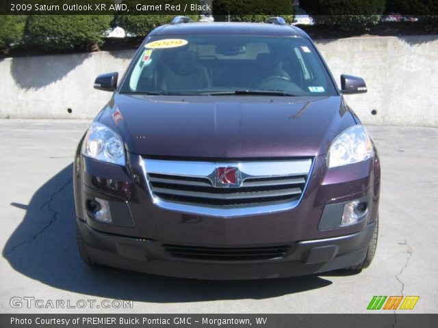 2009 Saturn Outlook XR AWD in Garnet Red