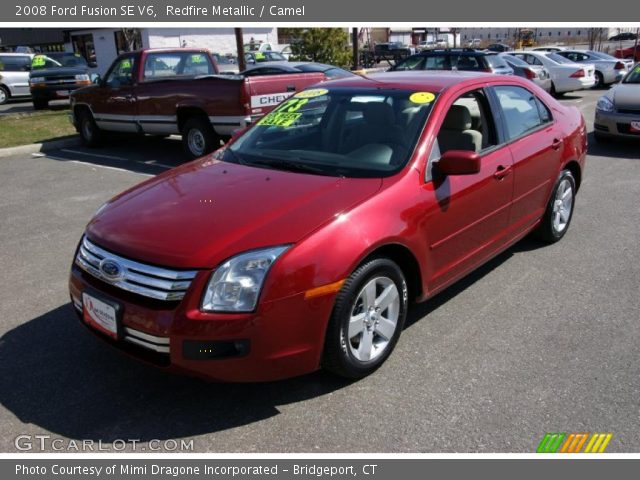 2008 Ford Fusion SE V6 in Redfire Metallic