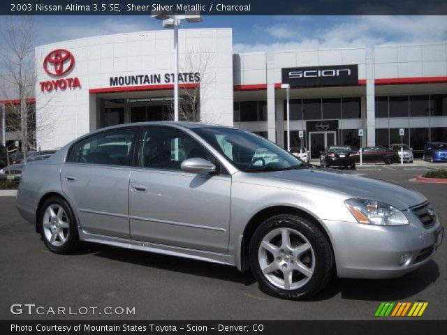2003 Nissan Altima 3.5 SE in Sheer Silver Metallic