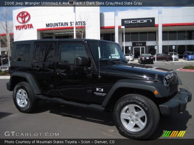 2008 Jeep Wrangler Unlimited X 4x4 in Black