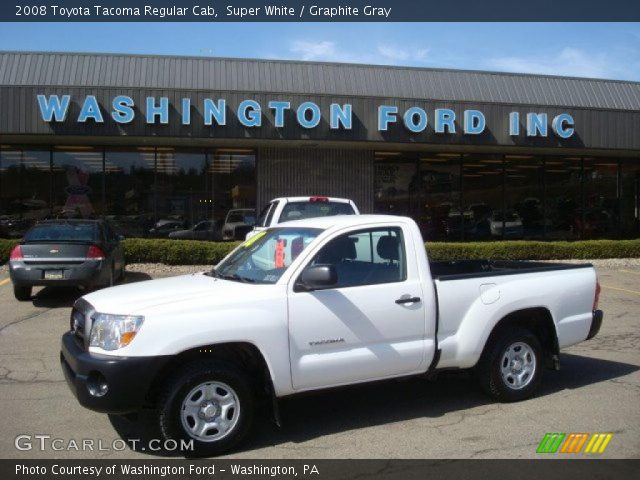2008 Toyota Tacoma Regular Cab in Super White