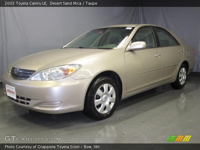 2003 Toyota Camry LE in Desert Sand Mica