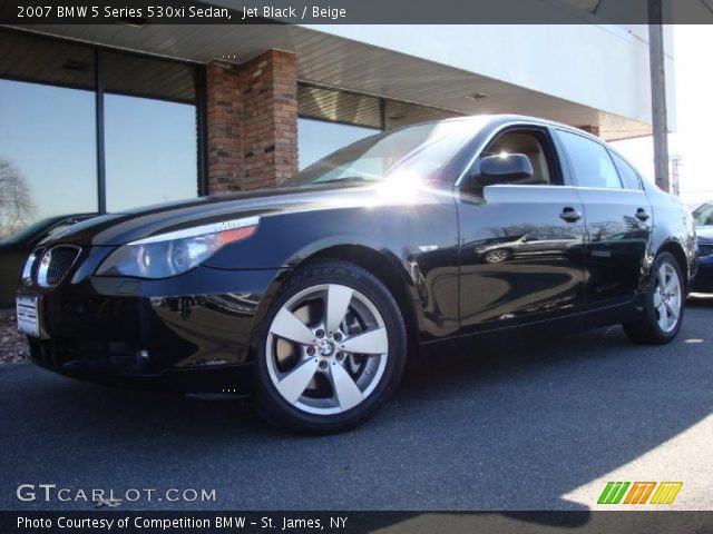 2007 BMW 5 Series 530xi Sedan in Jet Black
